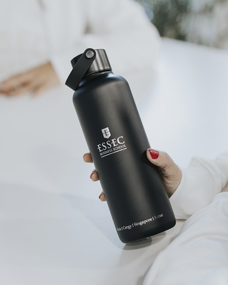 Recycled Steel Water Bottle – 600 ml | ESSEC OFFICIAL STORE